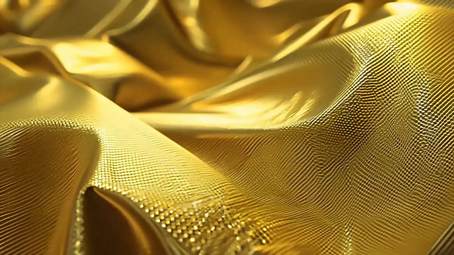 Rich Golden Drapery Flow Background for Luxury Product Reveals